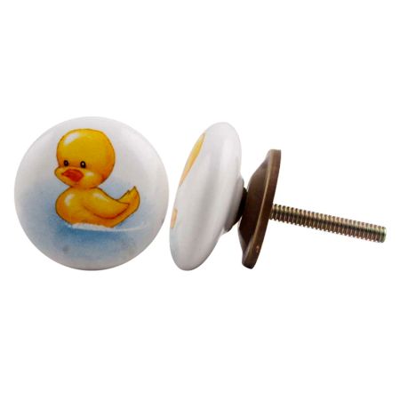 Cute Baby Duck Flat Cabinet Knob